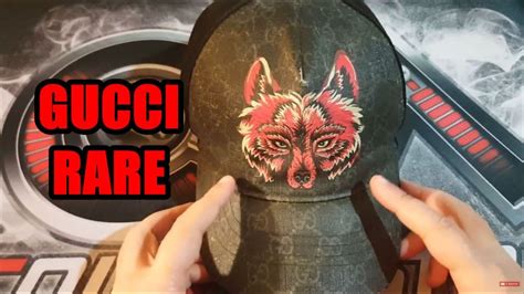 casquette gucci loup rouge